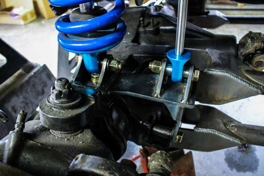 FORD DUAL SHOCK COILOVER AXLE MOUNT (05+ SUPERDUTY SWAP)