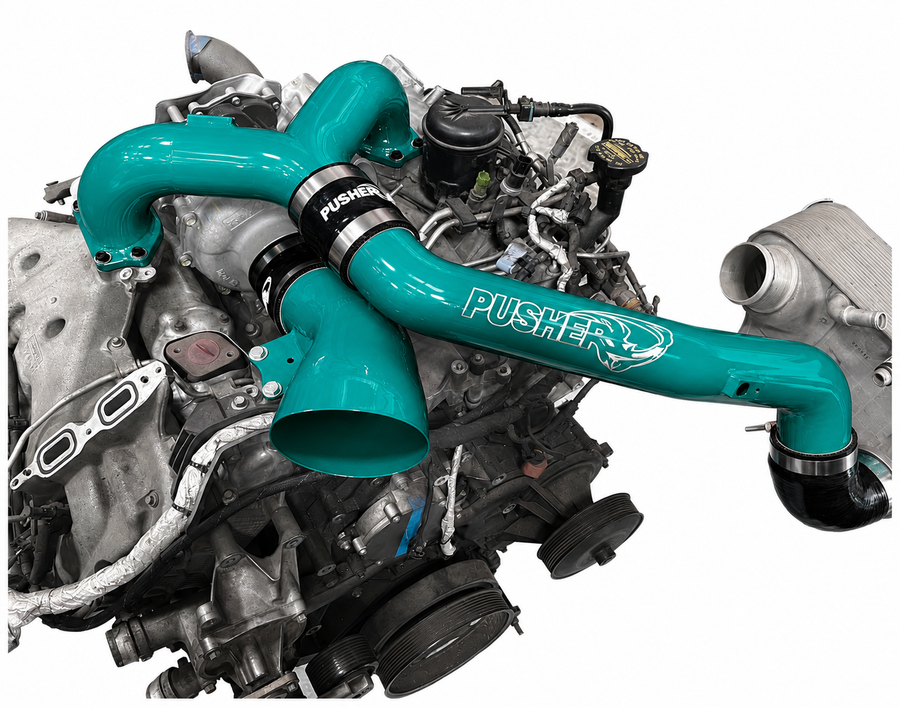 Pusher Intake System with Turbo Inlet for 2020+ Ford F250/350/450/550 6.7L Powerstroke