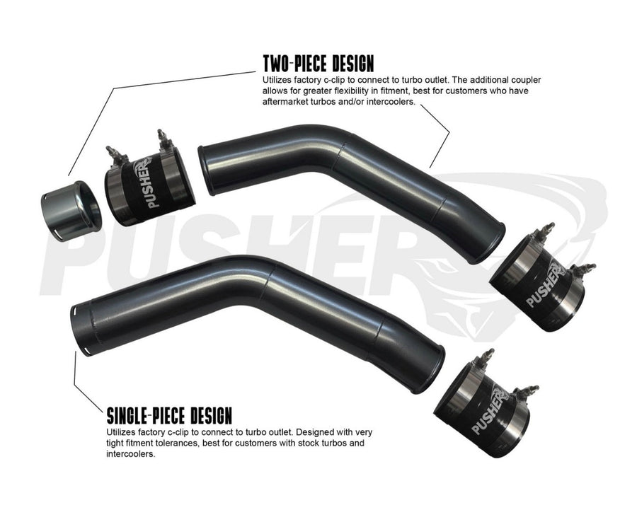 Pusher Intake System with Turbo Inlet for 2020+ Ford F250/350/450/550 6.7L Powerstroke