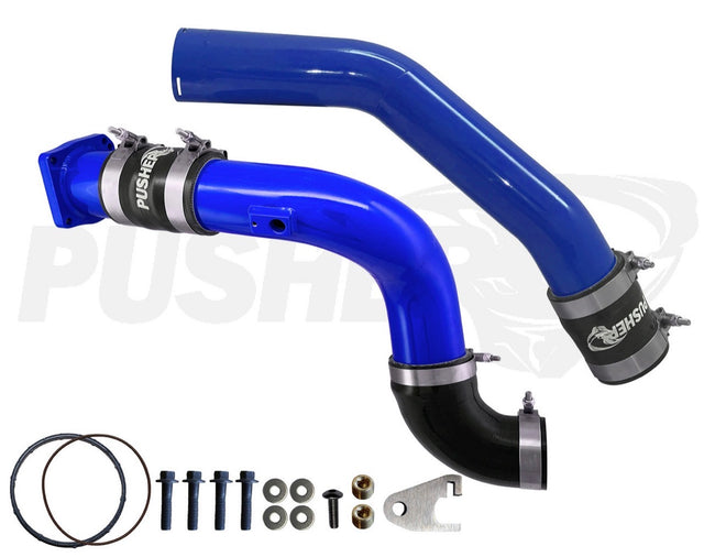 Pusher 3" Hot & Cold Side Charge Tubes for 2023+ Ford F250/350 6.7L Powerstroke w/ Throttle Valve Replacement