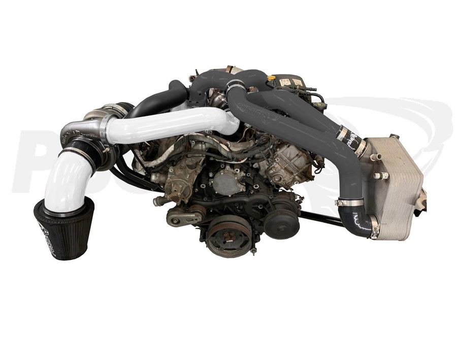 Pusher Compound Turbo System for 2017-19 Ford F250/350 6.7L Powerstroke Super Duty