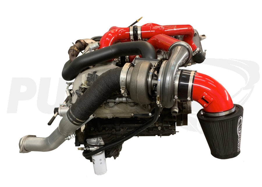 Pusher Compound Turbo System for 2017-19 Ford F250/350 6.7L Powerstroke Super Duty