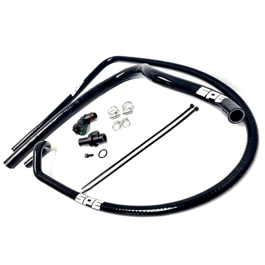 SPE MOTORSPORT 2011-2026 6.7L POWERSTROKE COOLANT HOSE REROUTE KIT