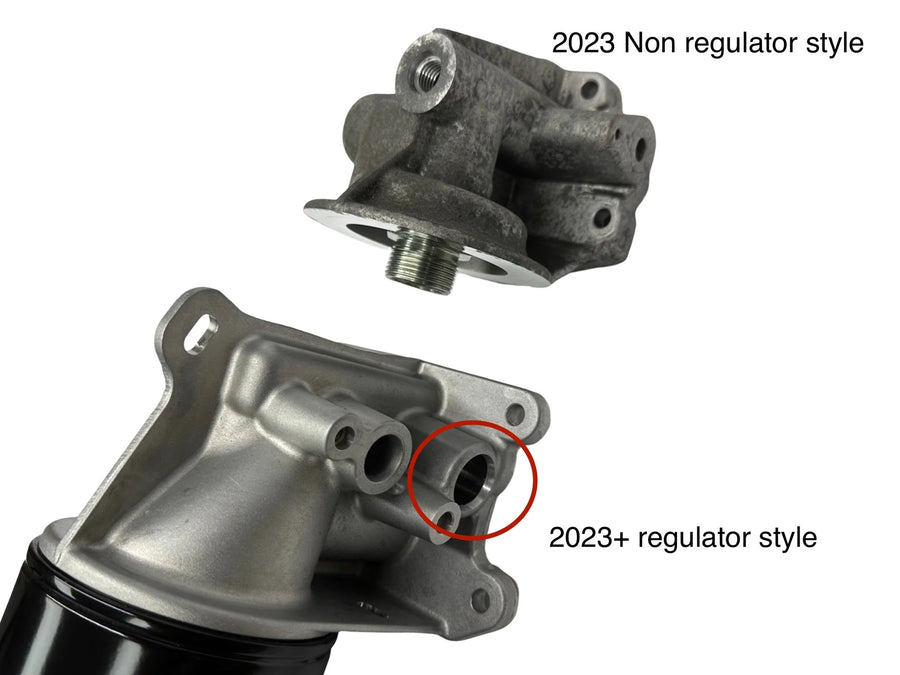 SPE MOTORSPORT 2023+ 6.7L POWERSTROKE OIL FILTER HOUSING