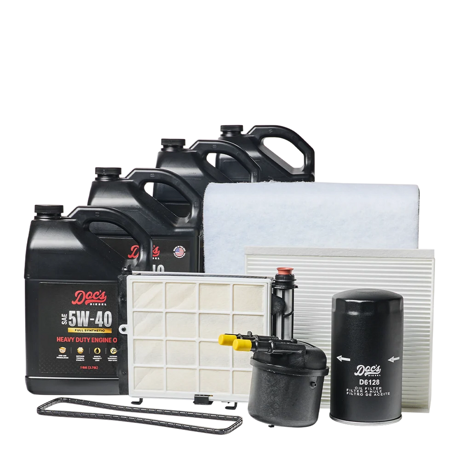 Ford 6.7L Powerstroke 5W-40 Full Synthetic Oil + Filter Maintenance Kit 2020-2026